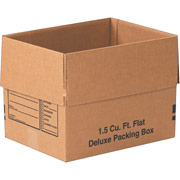 16"(L) x 12"(W) x 12"(H)- Staples Deluxe Moving Boxes
