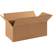 16"(L) x 8"(W) x 6"(H)- Staples Corrugated Shipping Boxes