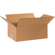 17-1/4"(L) x 11-1/4"(W) x 7"(H)- Staples Corrugated Shipping Boxes