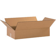 18"(L) x 10"(W) x 4"(H)- Staples Corrugated Shipping Boxes