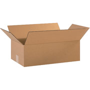 18"(L) x 10"(W) x 6"(H)- Staples Corrugated Shipping Boxes