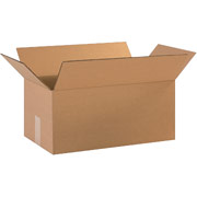 18"(L) x 10"(W) x 8"(H)- Staples Corrugated Shipping Boxes