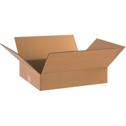 18"(L) x 14"(W) x 4"(H)- Staples Corrugated Shipping Boxes