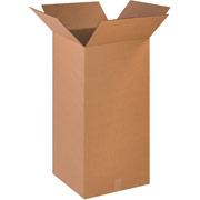 18"(L) x 18"(W) x 36"(H)- Staples Corrugated Shipping Boxes
