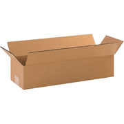 18"(L) x 6"(W) x 4"(H)- Staples Corrugated Shipping Boxes