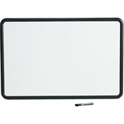 2' x 3' Nonmagentic Melamine Board w/Plastic Frame, No Marker Rail
