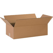 20"(L) x 10"(W) x 6"(H)- Staples Corrugated Shipping Boxes