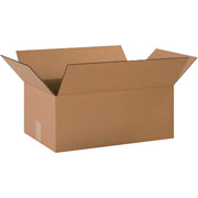 20"(L) x 12"(W) x 8"(H)- Staples Corrugated Shipping Boxes