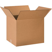 20"(L) x 16"(W) x 16"(H)- Staples Corrugated Shipping Boxes