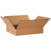 20"(L) x 16"(W) x 4"(H)- Staples Corrugated Shipping Boxes