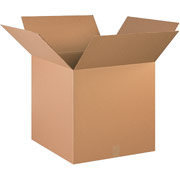 20"(L) x 20"(W) x 20"(H)- Staples Corrugated Shipping Boxes
