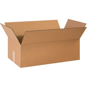 24"(L) x 12"(W) x 8"(H)- Staples Corrugated Shipping Boxes