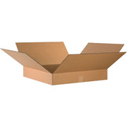 24"(L) x 24"(W) x 4"(H)- Staples Corrugated Shipping Boxes