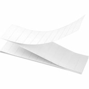 3-1/2 x 1 Perfed White Permanent Thermal Transfer Fanfold Intermec Compatible Label/Ribbon Kit