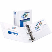 3" Durable D-Ring View Binder, White