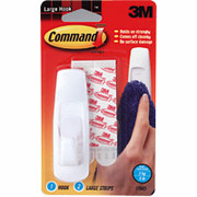 3M Wall Hooks with Command Adhesive, Large