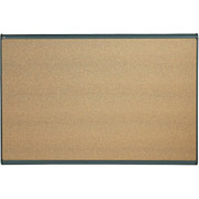 4' x 6' Prestige Colored Cork Board w/Graphite Frame