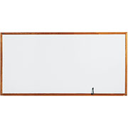 4' x 8' Commercial Melamine Dry-Erase Board w/Oak Frame