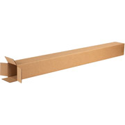 4"(L) x 4"(W) x 48"(H) - Staples Corrugated Shipping Boxes
