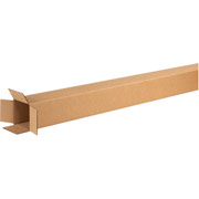 4"(L) x 4"(W) x 60"(H) - Staples Corrugated Shipping Boxes