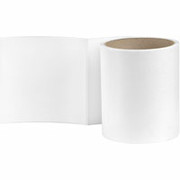 4 x 4 Perfed White Permanent Adhesive Thermal Transfer Roll Label, Wound In