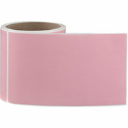 4 x 6-1/2 Perfed Pink Permanent Adhesive Thermal Transfer Roll Label