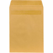 6-1/2" x 9-1/2" Brown Kraft Self-Sealing Catalog Envelopes, 250/Box