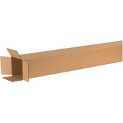 6"(L) x 6"(W) x 72"(H) - Staples Corrugated Shipping Boxes