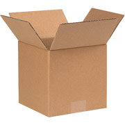 7"(L) x 7"(W) x 7"(H) - Staples Corrugated Shipping Boxes