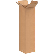 8"(L) x 8"(W) x 30"(H) - Staples Corrugated Shipping Boxes