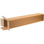 8"(L) x 8"(W) x 48"(H) - Staples Corrugated Shipping Boxes
