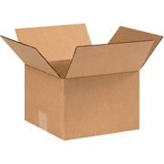 9"(L) x 9"(W) x 6"(H) - Staples Corrugated Shipping Boxes