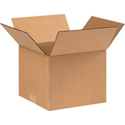 9"(L) x 9"(W) x 7"(H) - Staples Corrugated Shipping Boxes