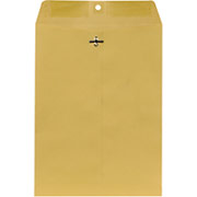 9" x 12" Brown Kraft Clasp Envelopes,  250/Box