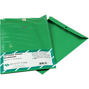 9" x 12" Green Clasp Envelopes