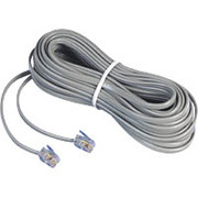 AT&T 25ft Telephone Line Cord, Gray