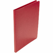 Acco Presstex Grip Punchless Binders, Executive Red