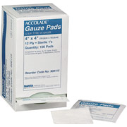 Accolade 12-ply Sterile Gauze Pads, 2"x2"