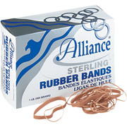 Alliance Sterling Rubber Bands, #54, 1 lb, Assorted