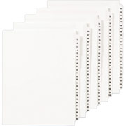 Allstate Numerical Collated Set, Tabs 51-75