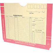 Ames Color-File Heavy Duty Mammography Jackets (Pink), 200/Box