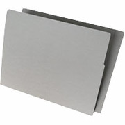 Ames Color-File Varicolor End Tab Folders, Straight Cut, Grey