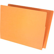Ames Color-File Varicolor End Tab Folders, Straight Cut, Orange