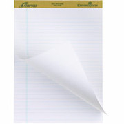 Ampad Envirotech, 100% Recycled, 8-1/2" x 11-3/4", White, Perforated Writing Pads, Legal, 4/Pack