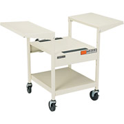Apollo Adjustable Overhead Projector Cart with Electric Outlets