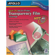 Apollo Quick Dry Inkjet Printer Transparency Film