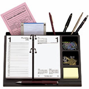 At-A-Glance Desk Calendar Base & Organizer for 3-1/2" x 6" Calendar Refills