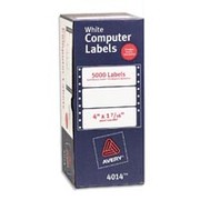 Avery 4014 White Pin-Fed Computer Labels, 4" x 1 7/16"
