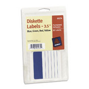 Avery 5274  Color-Coded Diskette Labels, 80/Pack