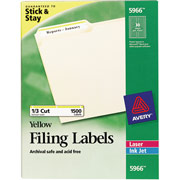 Avery 5966 File Folder Labels
